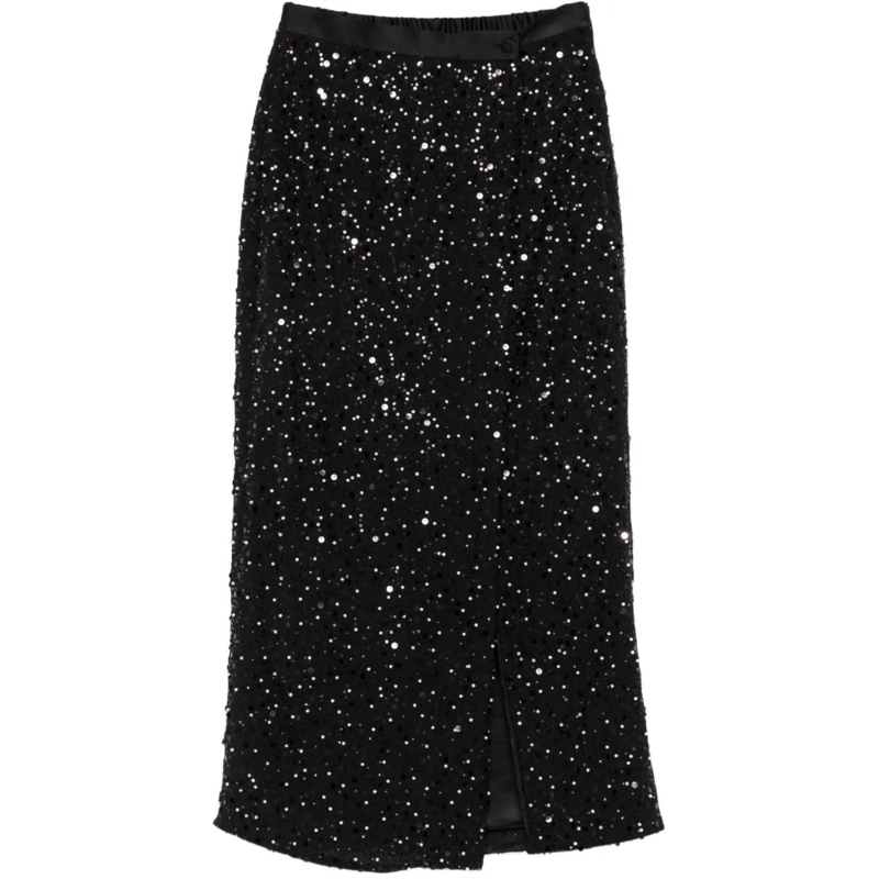 Emporio Armani Midirock Skirts Black schwarz