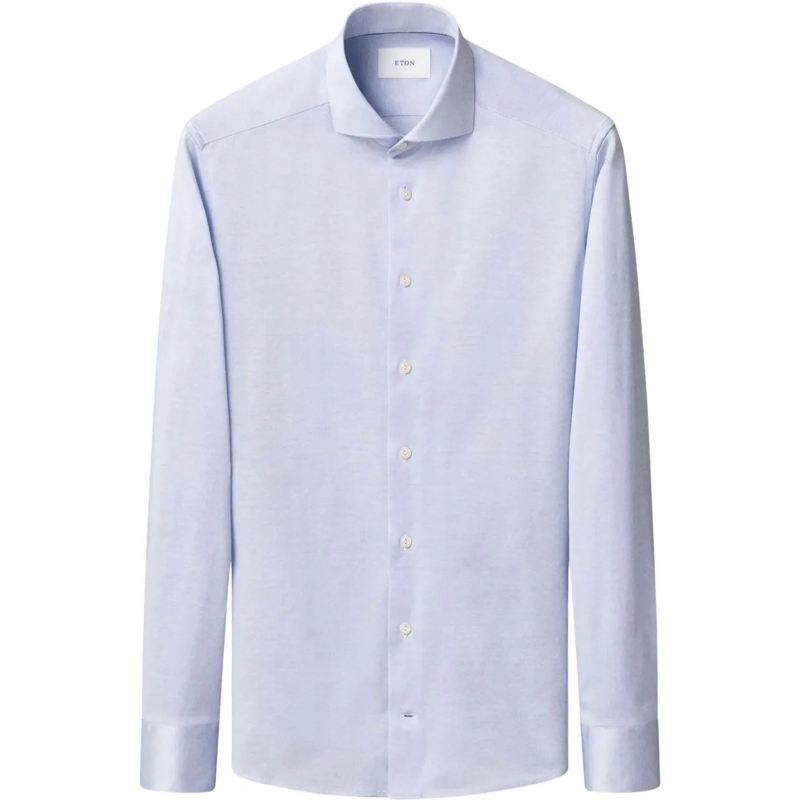 Eton  Eton  Lange Mouw Overhemden Lichtblauw 100013971 blau