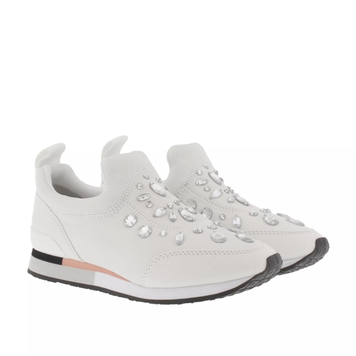 Tory Burch Laney Embellished Nappa Leather Sneaker White Slip-On Sneaker