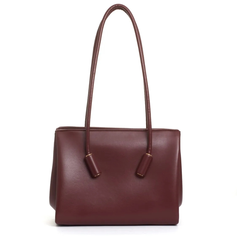 Themoirè Schultertasche Burgundy Eco-Leather Bag Burgundy
