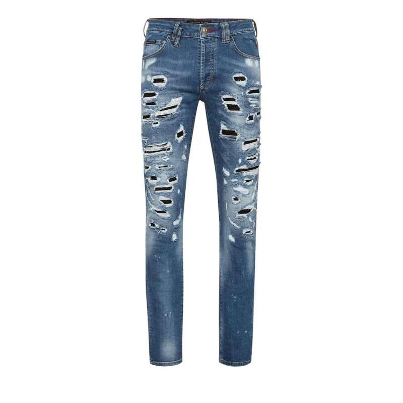 Philipp Plein Jeans Jeans Regular Fit blau
