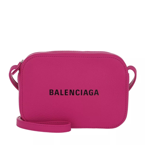 Balenciaga Everyday Camera Bag XS Leather Pink Black Crossbodytas
