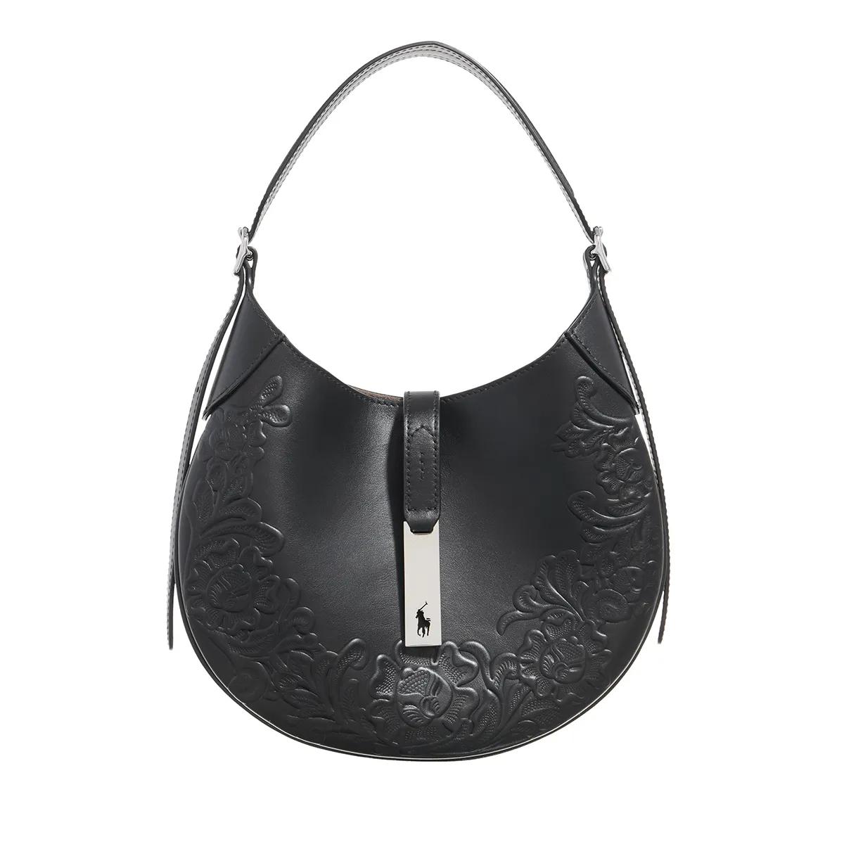 Polo Ralph Lauren Hobo Bag - Shoulder Bag Small - Gr. unisize - in Schwarz - für Damen