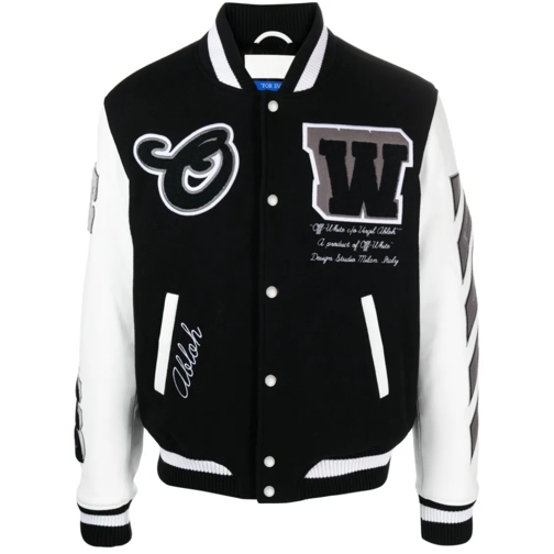 Off-White Bomberjacken Lea Varsity Jacket Black