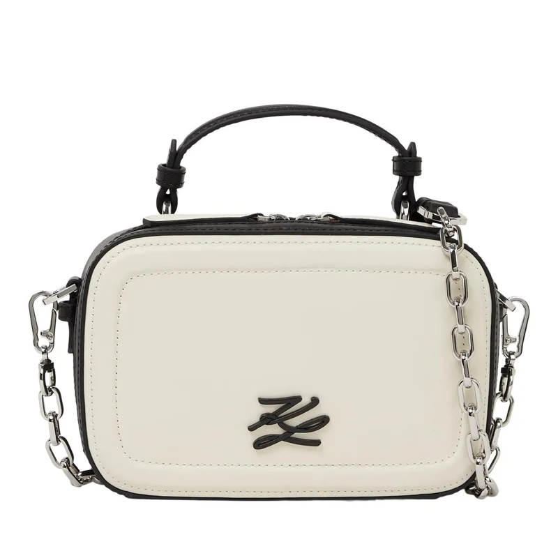 Karl Lagerfeld Crossbody Bag K/AUTOGRAPH COLOR-BLOCK SQUARE Umhängetasche schwarz