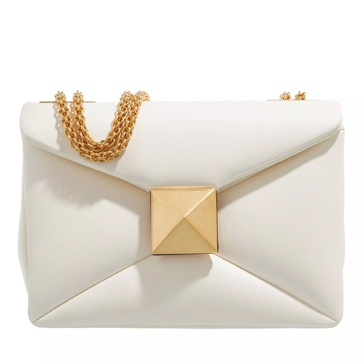 VIP【関税送料無料】希少 VALENTINO GARAVANI WHITE LEATHER BAG Valentino Garavani Alltime mini bag for Women - White in UAE