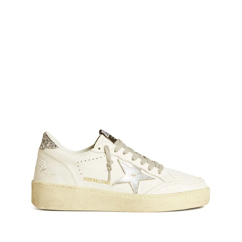 Golden Goose Low-Top-Sneaker Low-Top Sneakers With Silk Neutrals