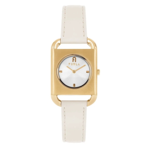 Furla Quarz-Uhr Analoguhr Furla Arco Square weiss