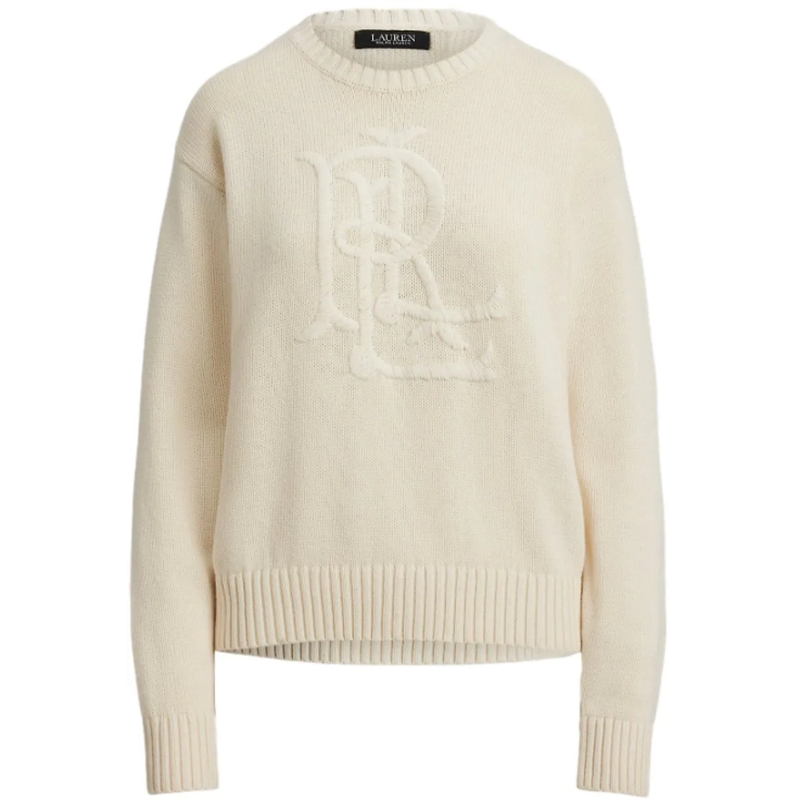 Polo Ralph Lauren  Logo Sweater – Cream Neutrals