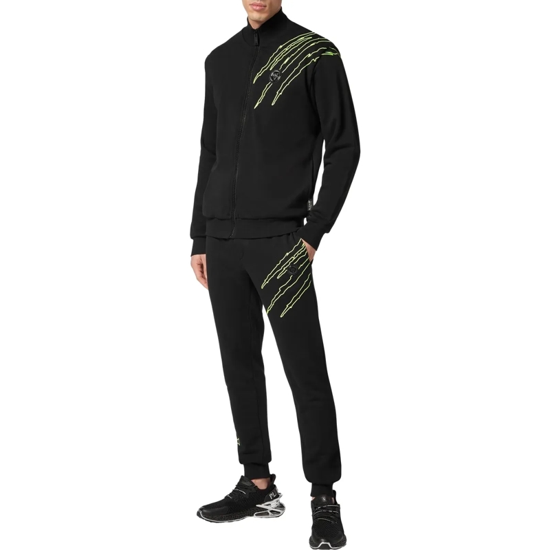 Plein Sport Daunenjacke Sweatjacke Scratch schwarz(Image 4)