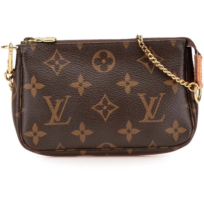 Louis Vuitton Tote Monogram Mini Pochette Accessoires braun