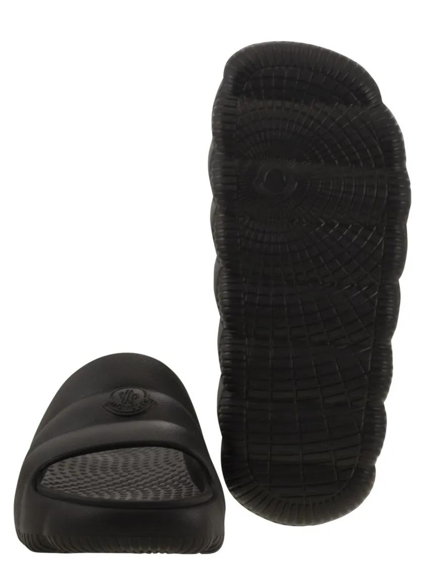 Thumbnail - Moncler Sandalen - Quilted Black Eva Lilo Slides - Gr. 38 (EU) - in Schwarz - für Damen