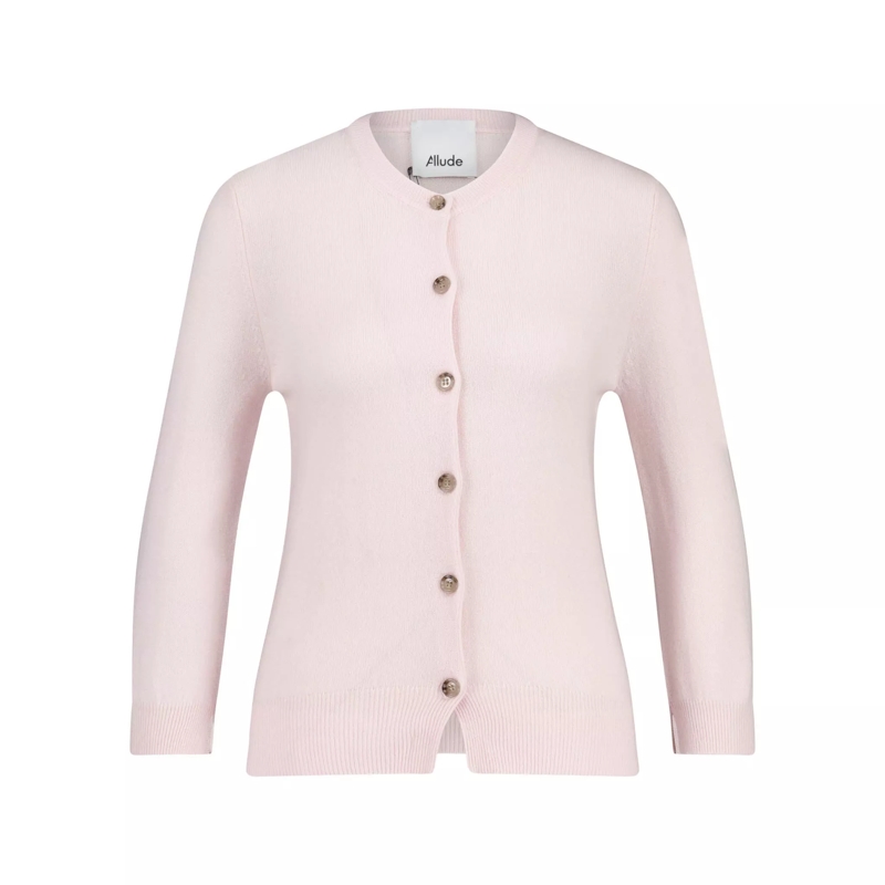 Allude  Strickjacke aus Kaschmir 47702372712794 Rosa