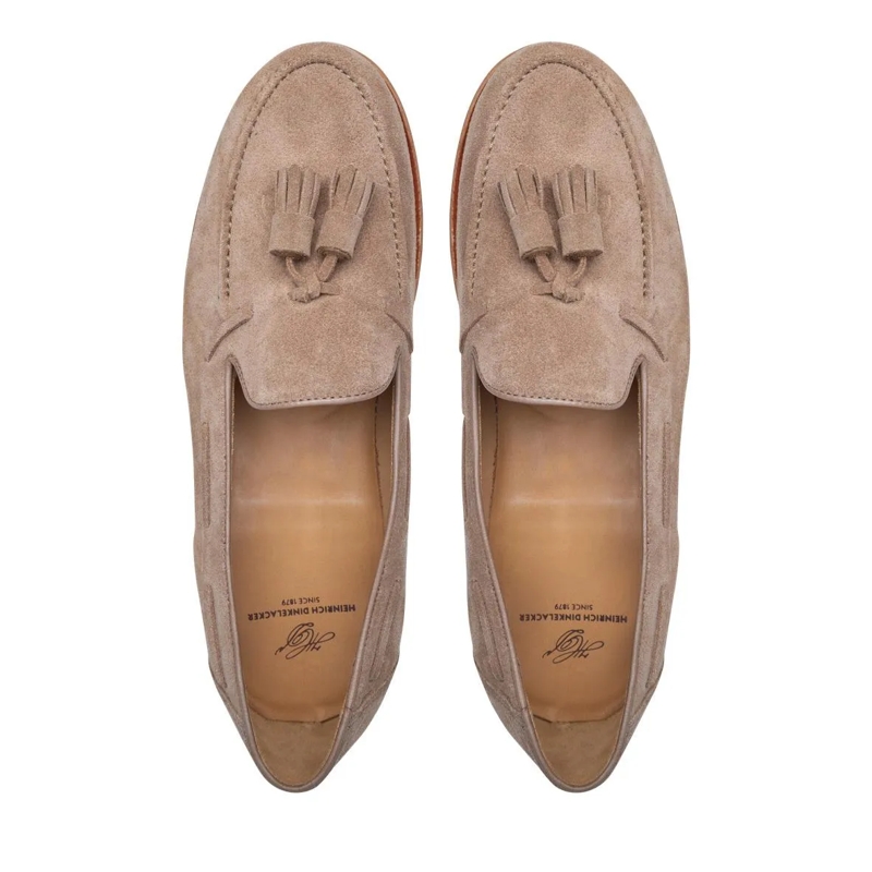 Heinrich Dinkelacker Loafer Loafer Wien Plain Tassel V beige(Image 4)