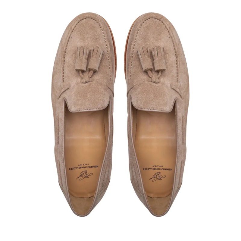 Heinrich Dinkelacker Loafer Loafer Wien Plain Tassel V beige(Image 4)