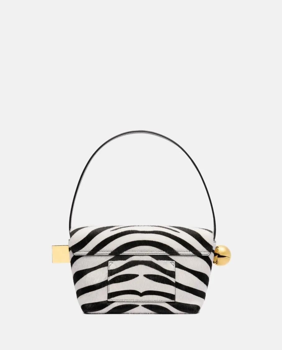 Jacquemus Shoppers Le Rond Carre Shoulder Bag in zwart