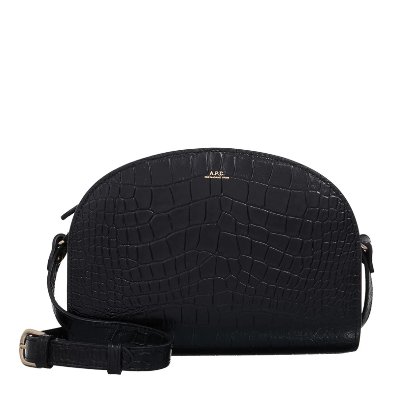 A.P.C. Crossbody Bag Sac Demi-Lune Lzz Black