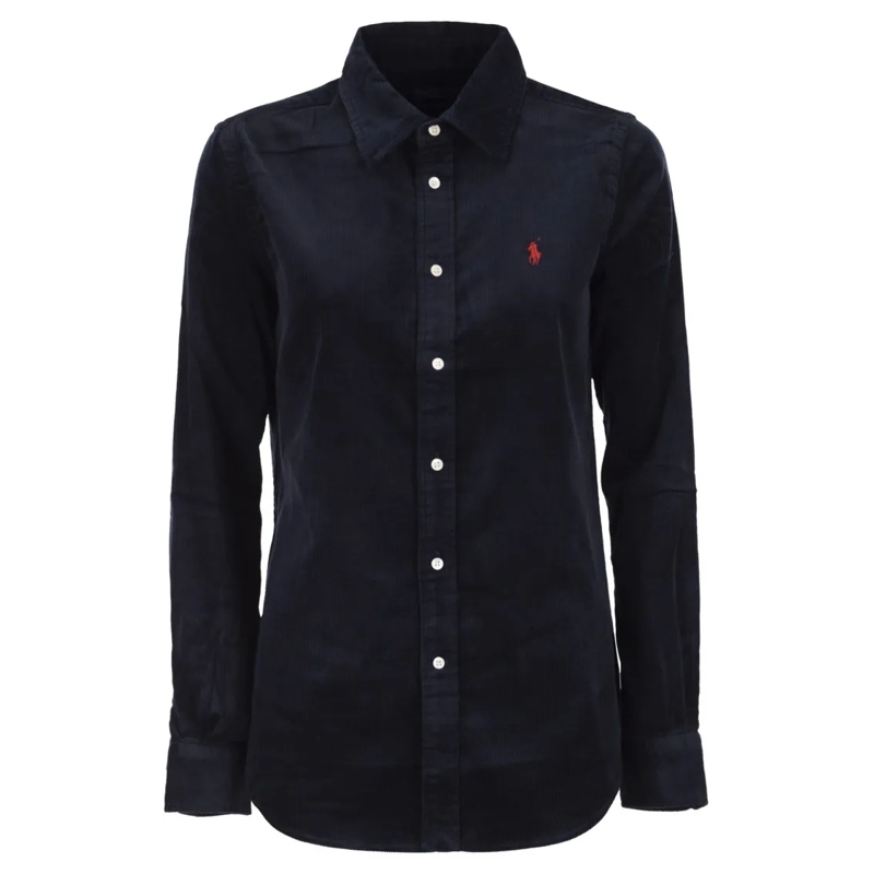 Polo Ralph Lauren Hemd Stretch Slim-Fit Velvet Shirt Blue