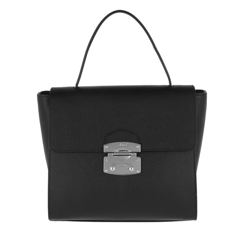 Abro Pamellato Handle Bag Black/Nickel Satchel