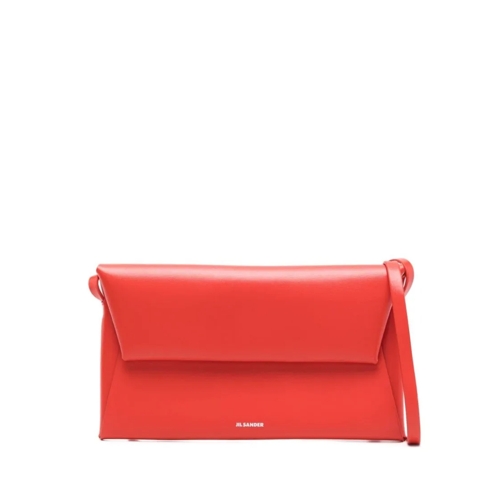 Jil Sander Pochette Red Clutch Bag Red