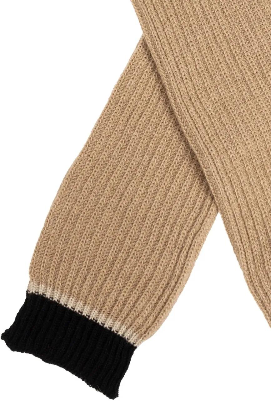 MoschinoモスキーノTwo-Tone Ribbed Long Gloves手袋 MoschinoモスキーノTwo-Tone Ribbed Long Gloves手袋 Moschino