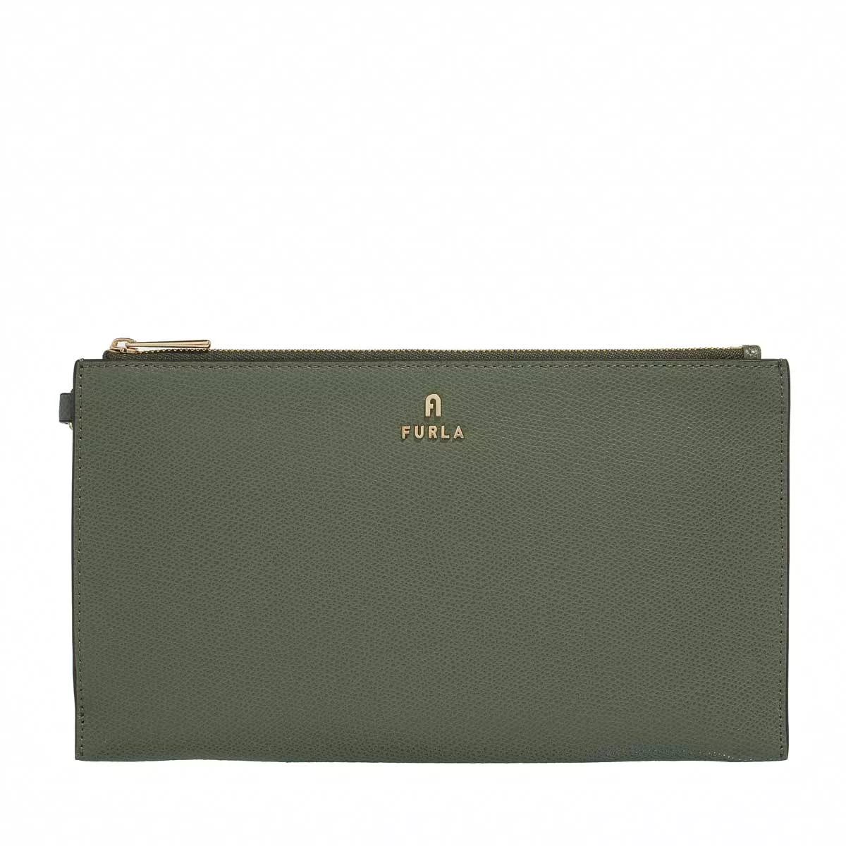 Furla Clutches - Furla Camelia S Envelope - Gr. unisize - in Grün - für Damen