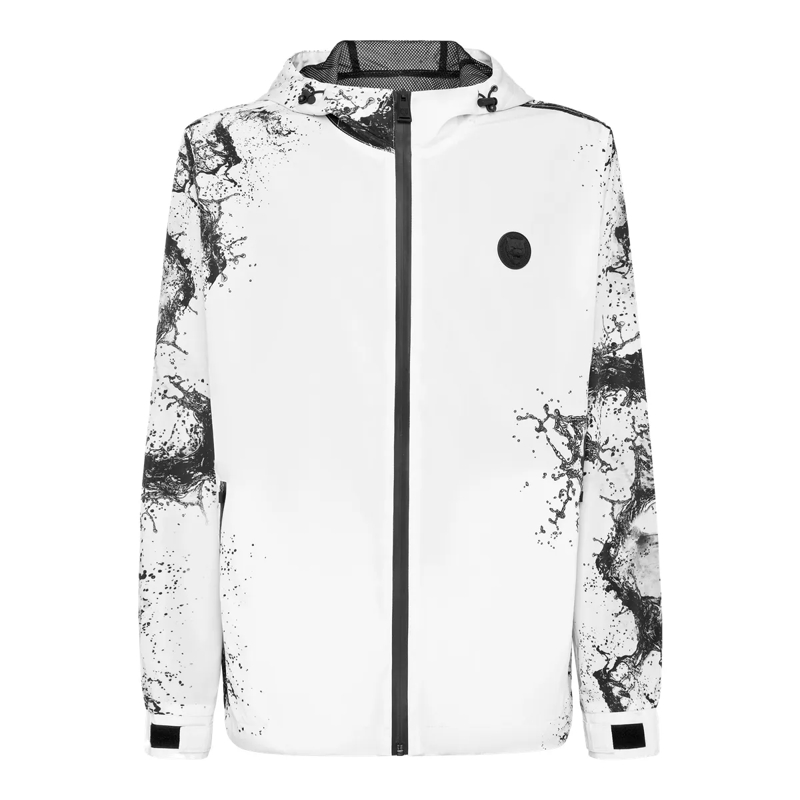 Plein Sport Daunenjacke Windbreaker Splash weiss