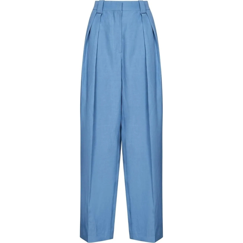 Stella McCartney  Stella McCartney High-Waist Tailored Trousers blau