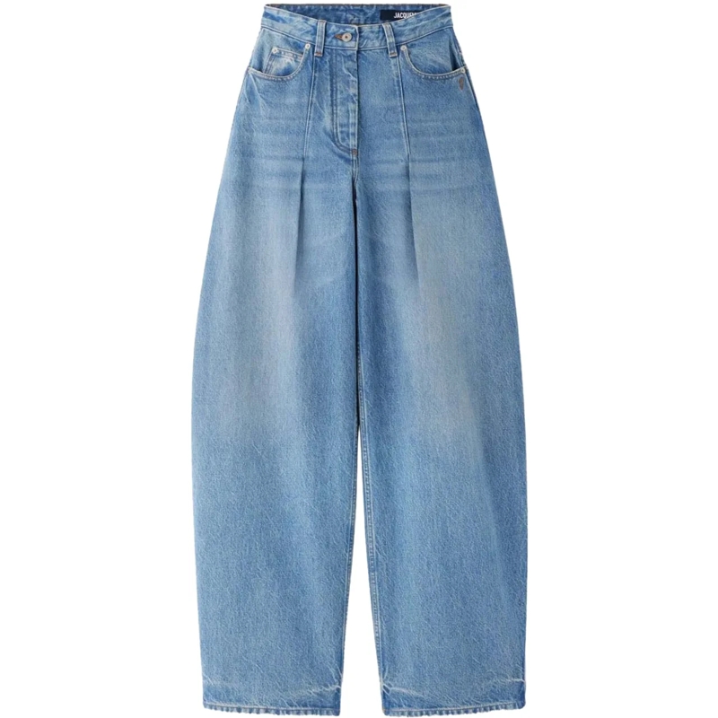Jacquemus Jeans à jambe droite Jeans Denim blau