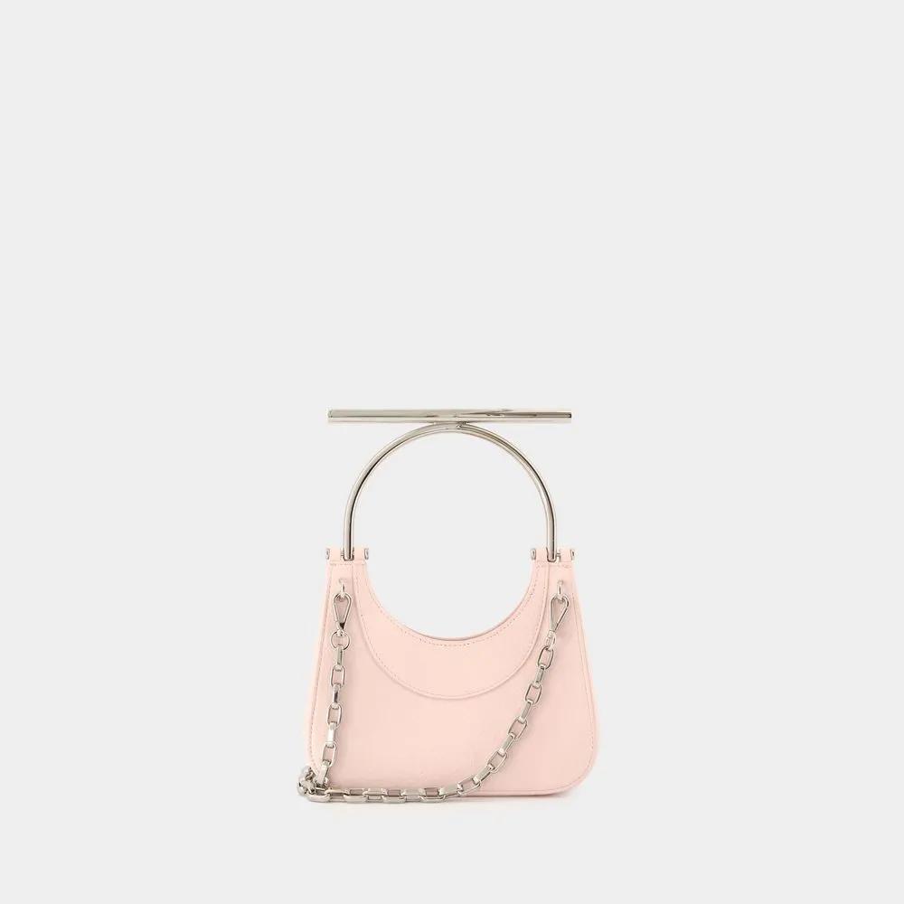 Alexander mcqueen Hobo bags Mini Cross Bar Purse Leather Pink in roze