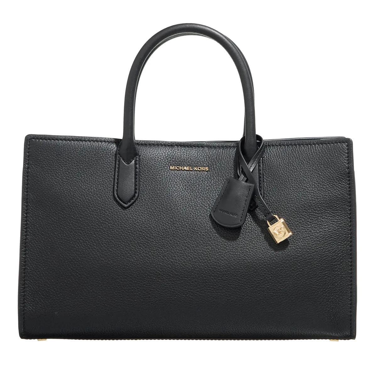 Michael Kors Scarlett Medium Ew Satchel Black Fourre tout