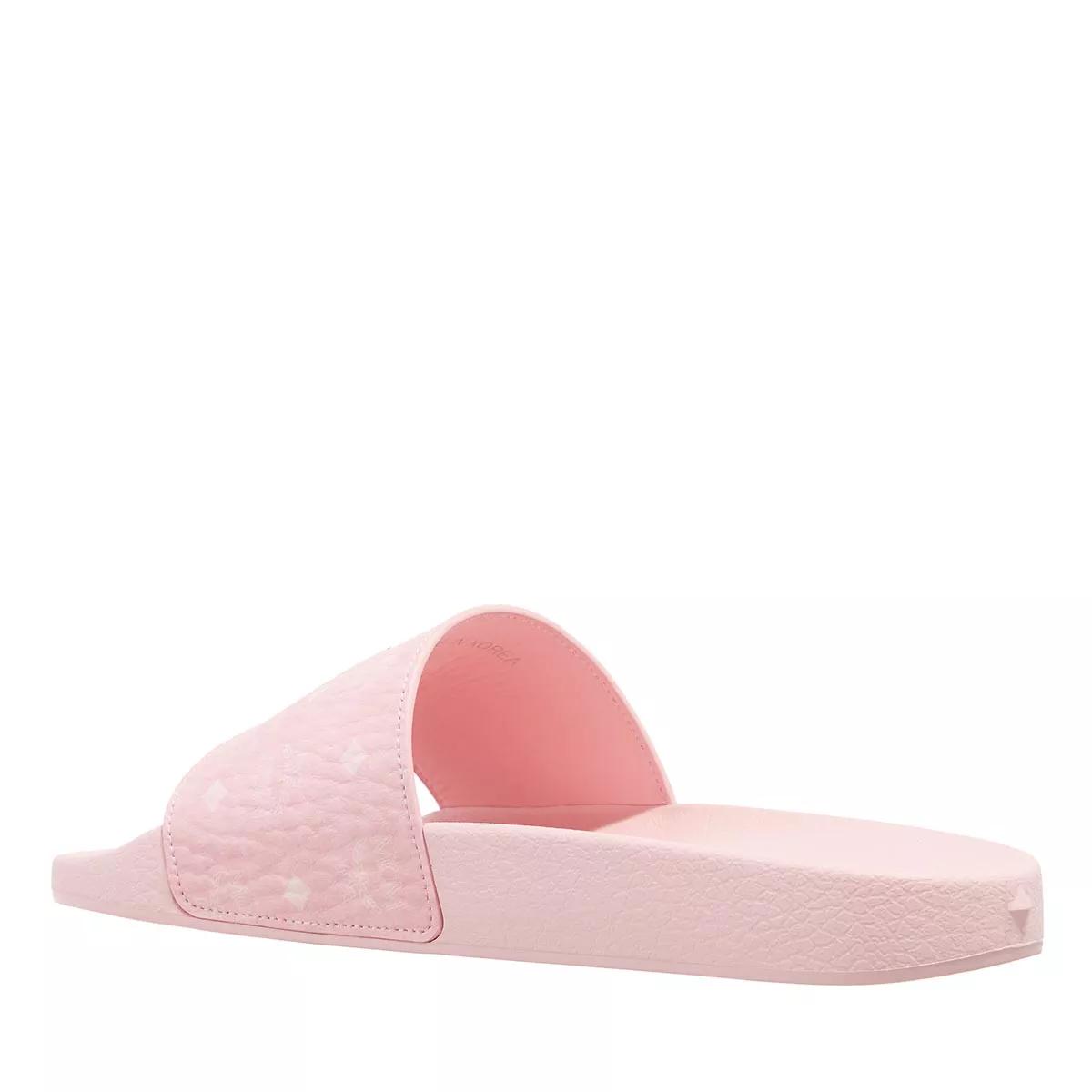 Hot pink discount mcm slides