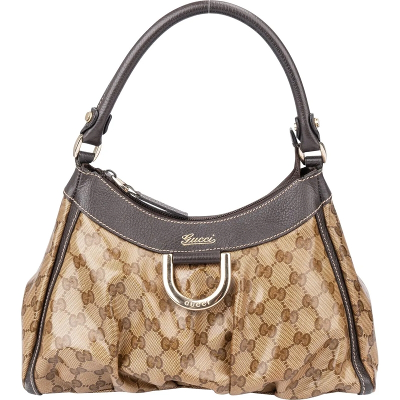 Gucci Tote Gucci GG Canvas Monogram Abbey Handbag braun