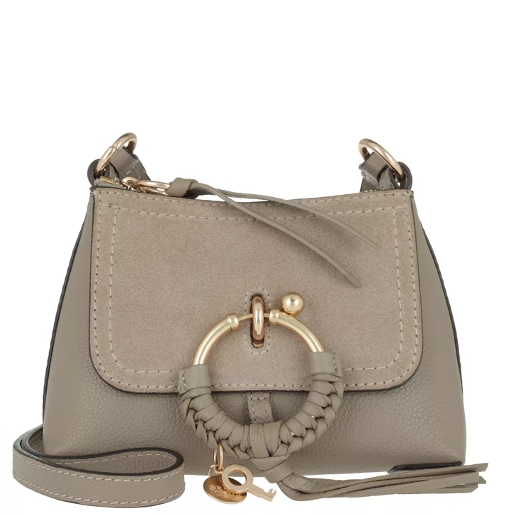 See By Chloe Joan Crossbody Bag Mini Motty Grey Crossbody Bag