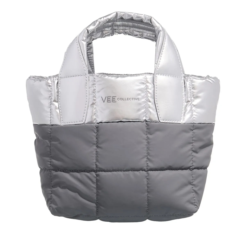 Vee Collective Fourre-tout Porter Tote Mini Silver Grey