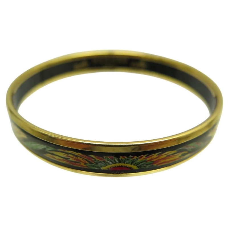 Hermès Armband NEUES HERMES ARMBAND BEDRUCKTE EMAILLE BRASILIEN 1 mehrfarbig