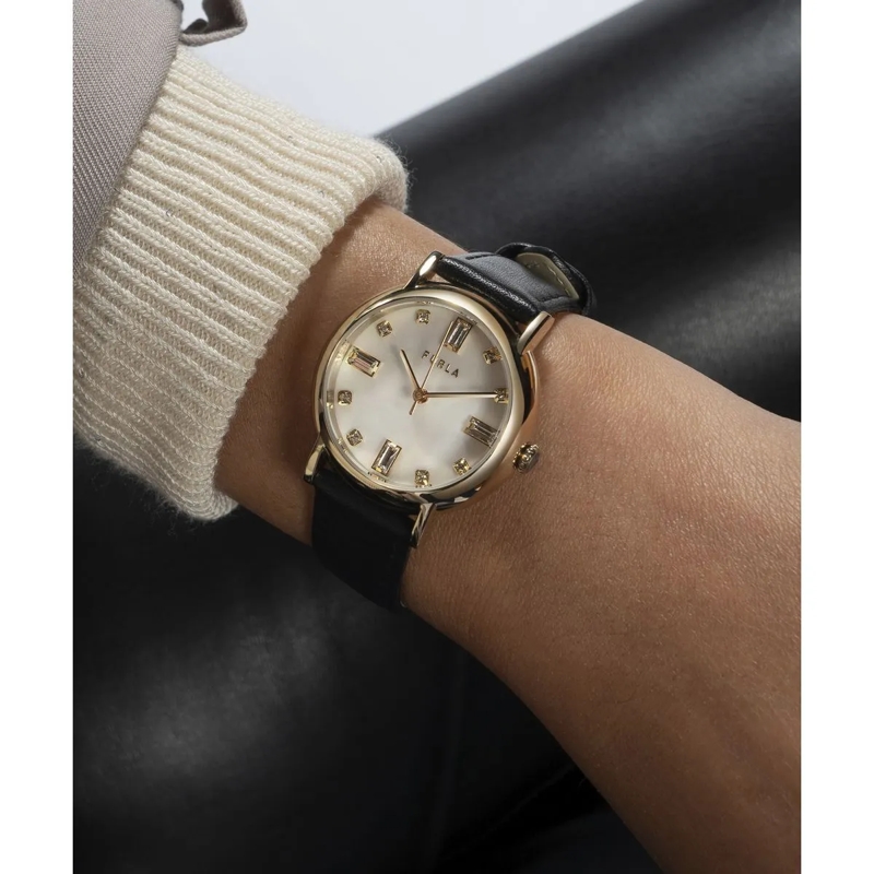 Furla Quarzuhr Quarz Analog Uhr Furla Easy Shape blau(Image 5)