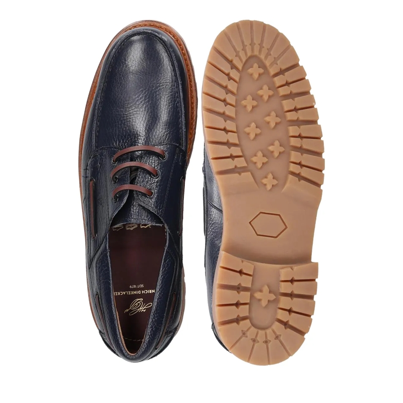 Heinrich Dinkelacker Bootsschuhe Bootsschuh Miami Plain T blau(Image 4)