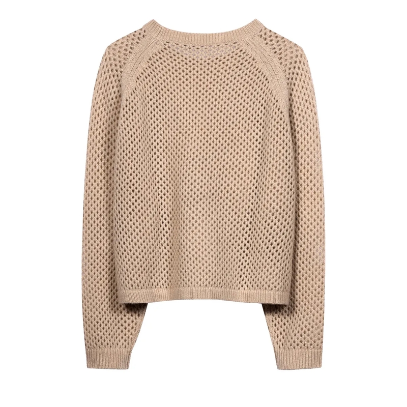 Luisa Cerano Trui Pullover aus Kaschmir-Mix cappuccino(Image 6)