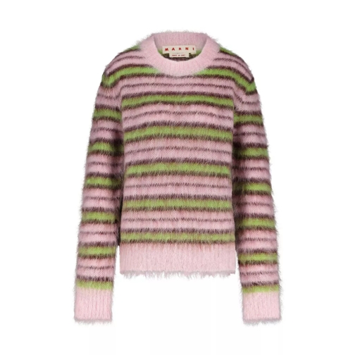 Marni  Pullover aus Mohair-Mix Multicolor