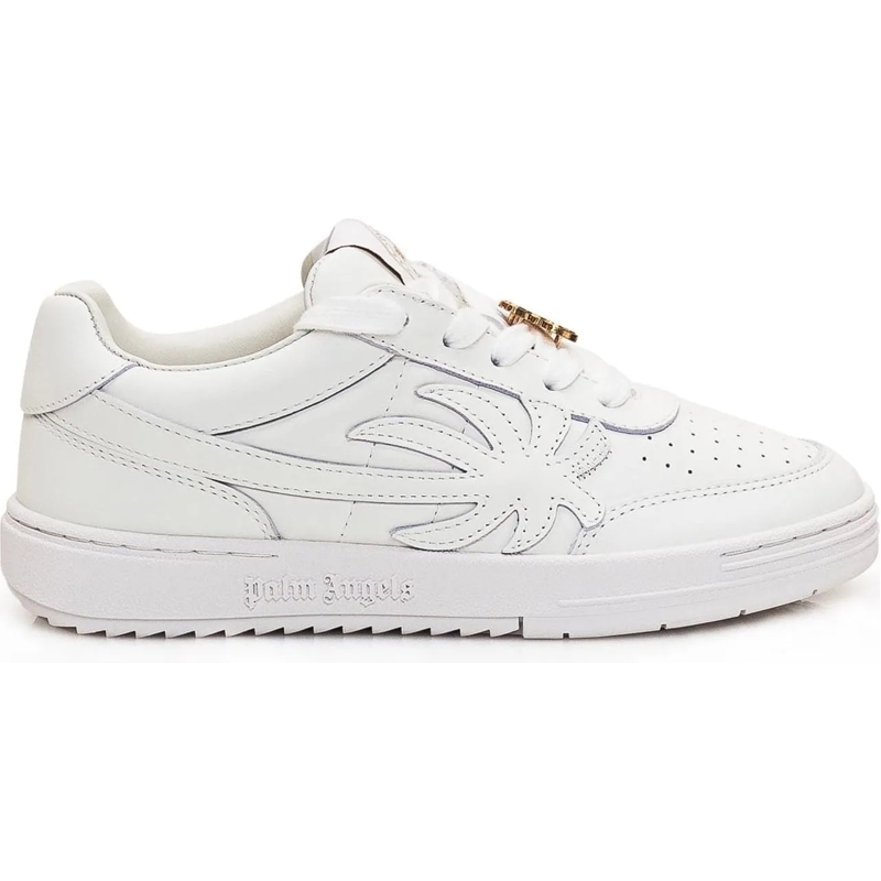 Palm Angels Low-Top-Sneaker Dames Palm Beach University Wit weiß