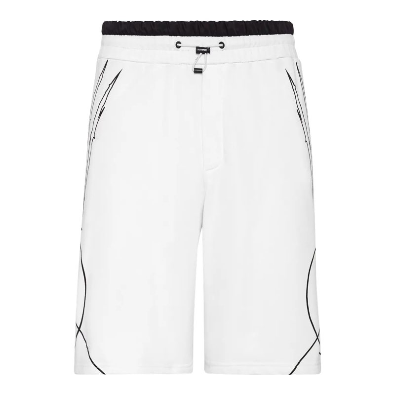 Plein Sport Shorts Shorts Scratch weiss