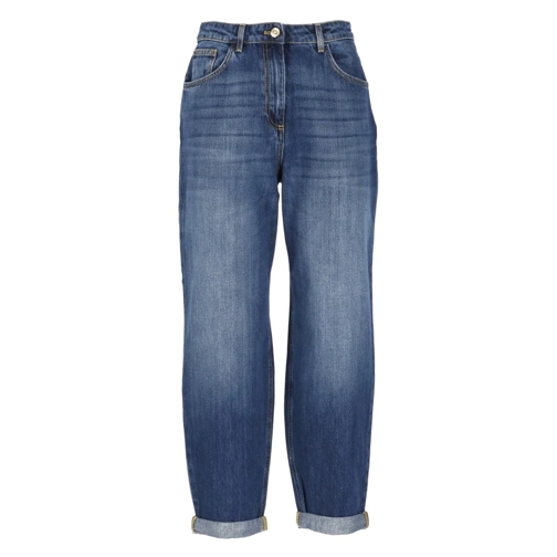 Elisabetta Franchi Blue Cotton Jeans Blue Jeans