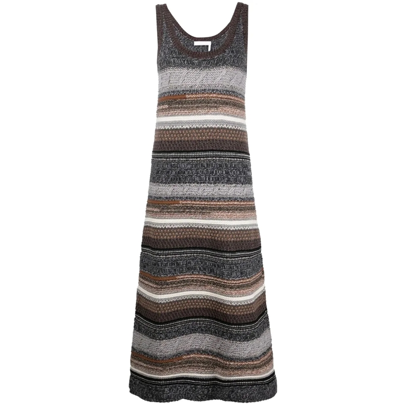 Chloé Robe longue Dresses Multicolour mehrfarbig