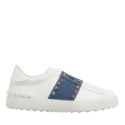 Valentino Garavani Low-Top Sneaker Woman Rockstud Untitled Trainer White / Blue