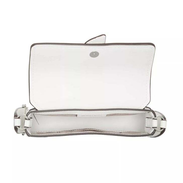 Michael Kors Greenwich Shoulder Bag Optic White Colour: Optic White