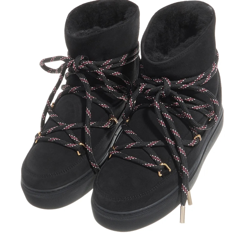 INUIKII Winterboots Jacquard Lace Black(Image 5)