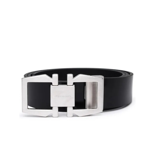 Salvatore Ferragamo Ledergürtel Black Leather Belt Black