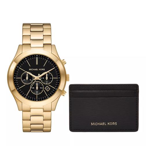 Michael Kors Michael Kors Slim Runway Chronograph Stainless Steel Gold Quartz Horloge