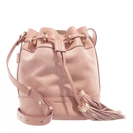 See By Chloé Shoulder Bag Coffee Pink Bucket Bag